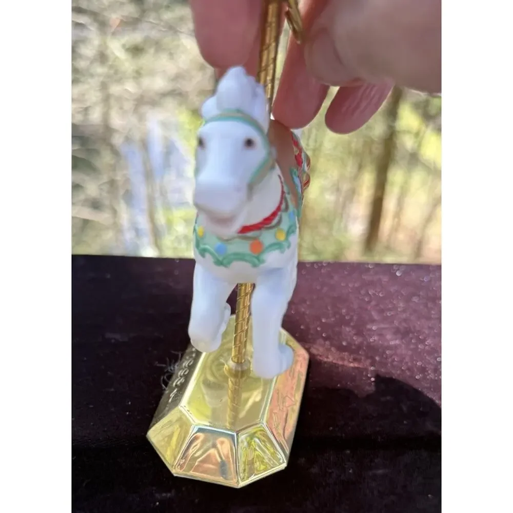 Hallmark Keepsake 1993 Tobin Fraley Porcelain Carousel Horse No Box EUC -LO10